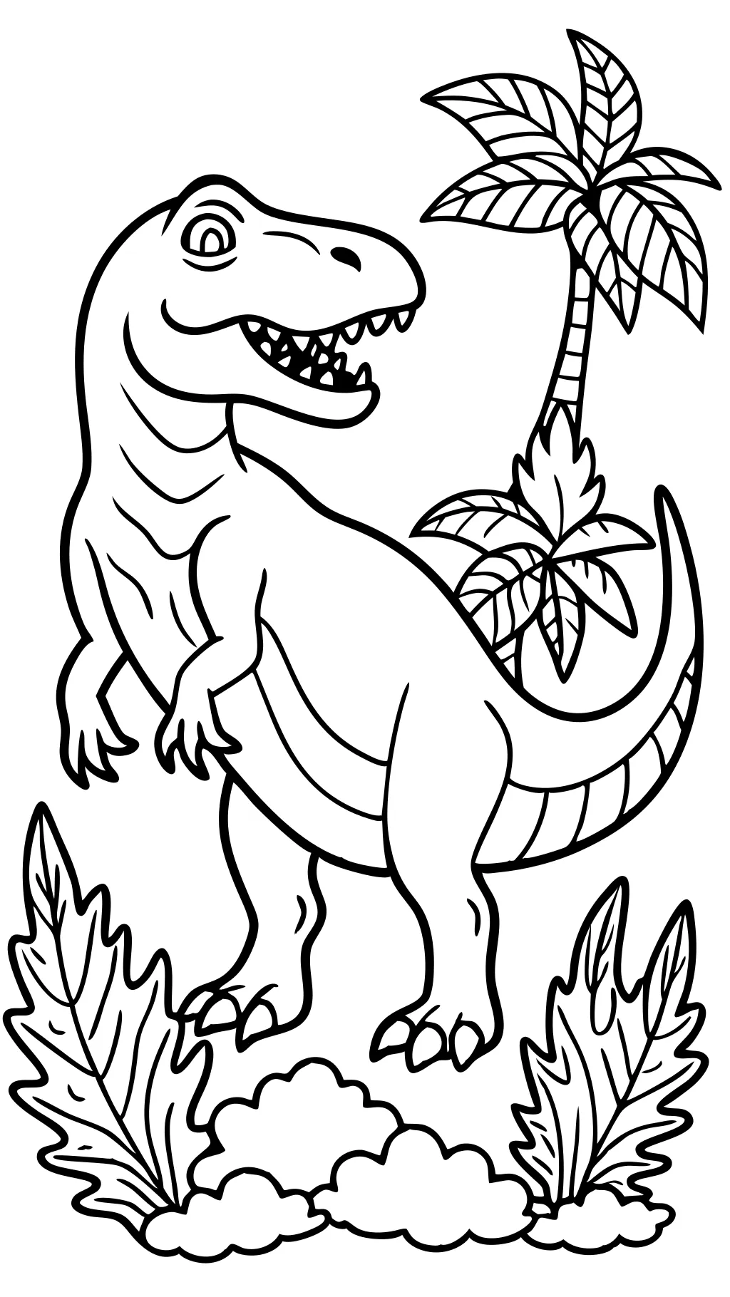 Tyrannosaurus Rex para colorear